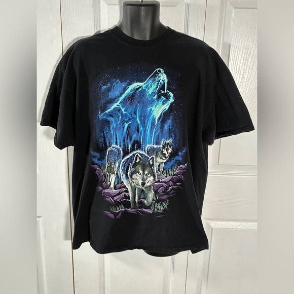 Dom Other - DOM Howling Wolf Pack Nature Graphic T Shirt